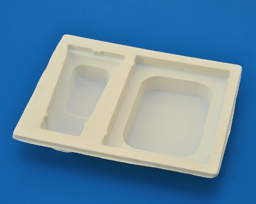 Vacuum forming flock lining box