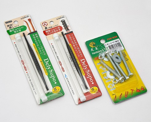 Card type packaging, card vacuum forming